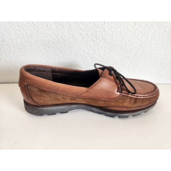 Ralyx by Mephisto Hurrikan Boat Shoe Brown Suede Leather Size 9 Men Excellent main image 5